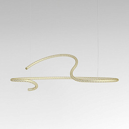 Rotaliana Squiggle H5 LED SP люстра современная матовое золото 1SQH500004ZL0