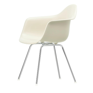 4055737332005 Eames Plastic Vitra Стул обеденный с подлокотниками, бежевый