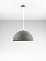 Stone Gray Polyurethane & Resin LED E27 1x12Watt 100-240Volt IP20 Bulb Excluded D:60 H:250 cm