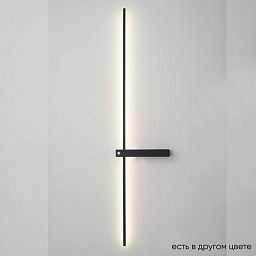 CLT 077W1000 BL Crystal Lux Slender настенный светильник с узким вертикальным LED-профилем в чёрном корпусе