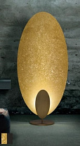 LAMPADA TERRA 53W 3000K POLVERE ORO-NERO