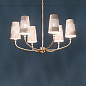 Adeena 26.75" 6 Light Chandelier Brushed Natural Brass люстра 52508BNB Kichler — фото 2