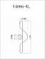 V4086-WL Moderli True накладной светильник, 16Вт, 4000K, латунь