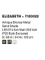7120022 ELIZABETH Novaluce светильник LED E14 5x5W IP20