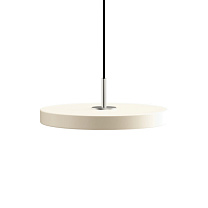 Asteria Plus Mini  Pearl White - Steel Top 31 x 10,5 cm, 2.7m cordset