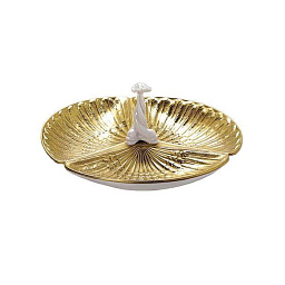 0003165-602 Villari Shell подсвечник с розовым корпусом