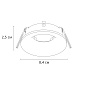 A2863PL-1BK Arte Lamp Corno точечный встраиваемый светильник GU10 1х35W — фото 5