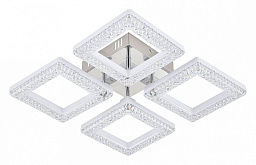 10287/4LED Escada Aquarius потолочный светильник, 15.5Вт, 3000-6000K, 4340лм, белый;хром