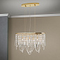 LU 2399/3+2 gold/oval Kristalldesign Orion потолочная хрустальная люстра — фото 1
