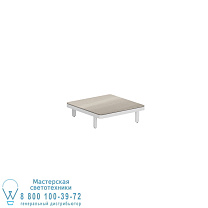 ALURA LOUNGE 80 LTL СТОЛ 80X80X23CM БЕЛАЯ КЕРАМИЧЕСКАЯ СТОЛЕШНИЦА СЕРО-СЕРЫЙ Royal Botania