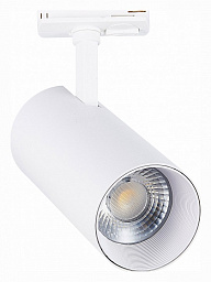 ST350.546.30.36 ST-Luce 1ph lights ST-luce трековый прожектор белого цвета цилиндрической формы для однофазного шинопровода