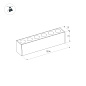 Трековый светильник Arlight MAG-DOTS-25-L1000-30W — фото 1
