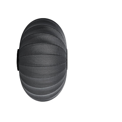 KWO76BLCW Knit-Wit Made By Hand Крупный настенный светильник с чёрным тканевым абажуром