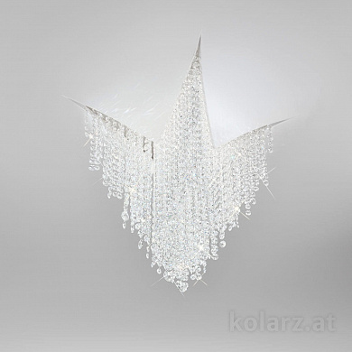 Kolarz FONTE DI LUCE 5310.10153.940 потолочный светильник матовый белый ø55cm высота 43cm 1 лампа cветодиодная лампа с регулировкой яркости