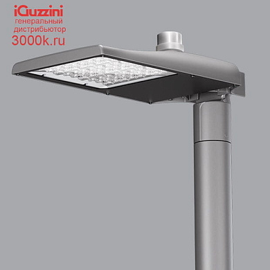 EW87 Street iGuzzini Pole-mounted system - ST1 optic - Warm White - DALI - ø 46-60-76mm - NEMA