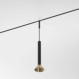 a065651 Elektrostandard Mini Magnetic магнитный трековый подвесной светильник с коническим металлическим плафоном