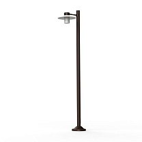 Aubanne N° 4; Frosted glass E27 23W; Old rustic