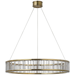 CHC5800AB-CG Visual Comfort Iterna подвесная кольцевая люстра с прозрачными кристаллами