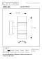 14867/11/12 Lucide Arne уличный настенный светильник цилиндрической формы из нержавеющей стали с двунаправленным светом — фото 3