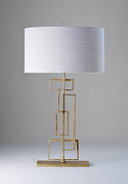 Decayed Gold shown with 20 Straight Oval in Natural Linen with Cream Card lining