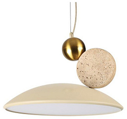 6625/20L Odeon Light Travertino подвесной светильник с множеством хрустальных подвесок бежевый