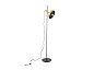 20164-96 WHIZZ FLOOR LAMP GOLD/BLACK LAMPSHADE 1xE27 торшер Faro barcelona