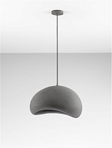 Stone Gray Polyurethane & Resin LED E27 1x12Watt 100-240Volt IP20 Bulb Excluded L:50 W:40 H:250 cm
