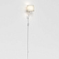 Настенный светильник Astro Lighting Arbor Plug-In матовый черный / матовый золотой / черная ткань — фото 1