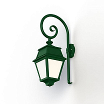 Avenue 2 N° 2; Opal PMMA Built-in LED 2700°K warm white 13W; Fir green