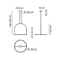 SPULI120LEDANXX Axolight U Light 120 SP LED люстра современная серый — фото 3