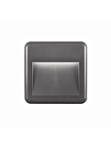 Dark Gray ABS LED 4 Watt 527Lm 3000K 220-220 Volt 50Hz Beam Angle 32o IP54 AC Driver Included L: 14 W: 3 H: 14 cm