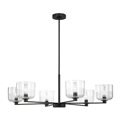 Люстра Visual Comfort Lochdale, чёрный DJC1216MBK