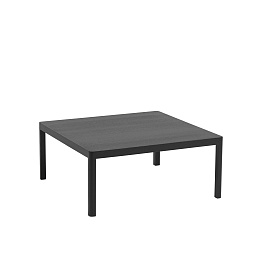 WORCOT86S01 Muuto Workshop журнальный стол прямоугольный черный 86x86 см