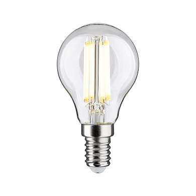 декоративная LED-лампа в форме груши с прозрачной колбой