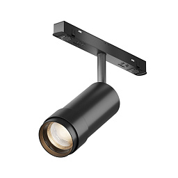 TR211-1-12W2.7K-Z-B Maytoni Focus трефазный светильник цилиндрической формы черного цвета для магнитной трековой системы 23mm