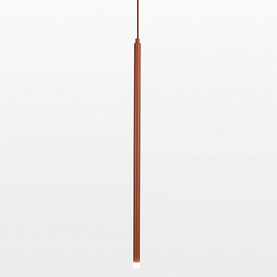 подвесной светильник терракотового цвета вытянутой формы