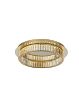 Triac Dimmable Platinum Gold Metal & Crystal LED 29Watt 220-240 Volt 1450Lm 3500K IP20 D: 50 H: 12 cm