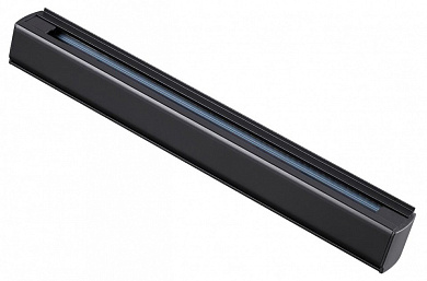 накладной трек черного цвета для трёхфазной трековой системы