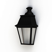 Avenue 4 N° 2; Clear PMMA Built-in LED 3000°K warm white 35W; Dark black