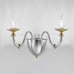 531/2A chrome+brushed gold IDL Poesia Настенный светильник