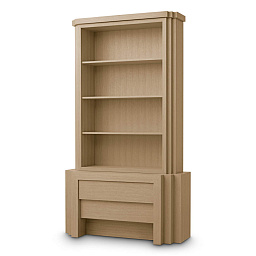 TM0137 Eichholtz Metropolitan стеллаж из дерева с вертикальной конструкцией и лаконичными полками