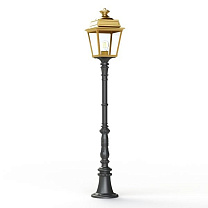 Place des Vosges 1 Tradition N° 11; Clear glass E27 105W; Tinted lacquered brass