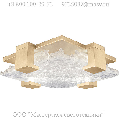 895440-31 Terra 16.75" Square Flush Mount встраиваемый светильник, Fine Art Lamps