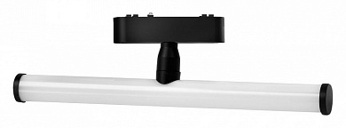 магнитный трековый линейный светильник цилиндрической формы в белом корпусе 40V