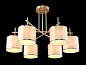 Люстра Crystal Lux SERGIO PL6 GOLD — фото 3