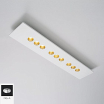 CONFORT PLAFONIERA 40,5W RETTANG. 3000K NERO  -ALLUMINIO SAT