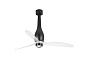 32003-10 ETERFAN LED Matt black/transparent ceiling fan with DC motor люстра с вентилятором Faro barcelona