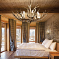 115504 Ideal Lux CHALET SP8 chandelier бежевый — фото 1