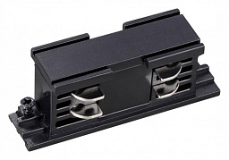 135043 Novotech 3ph port track линейный соединитель для трёхфазного трека чёрного цвета