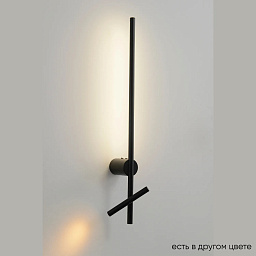 CLT 358W2 BL Crystal Lux Ether настенный светильник с вертикальной планкой и встроенной LED-подсветкой